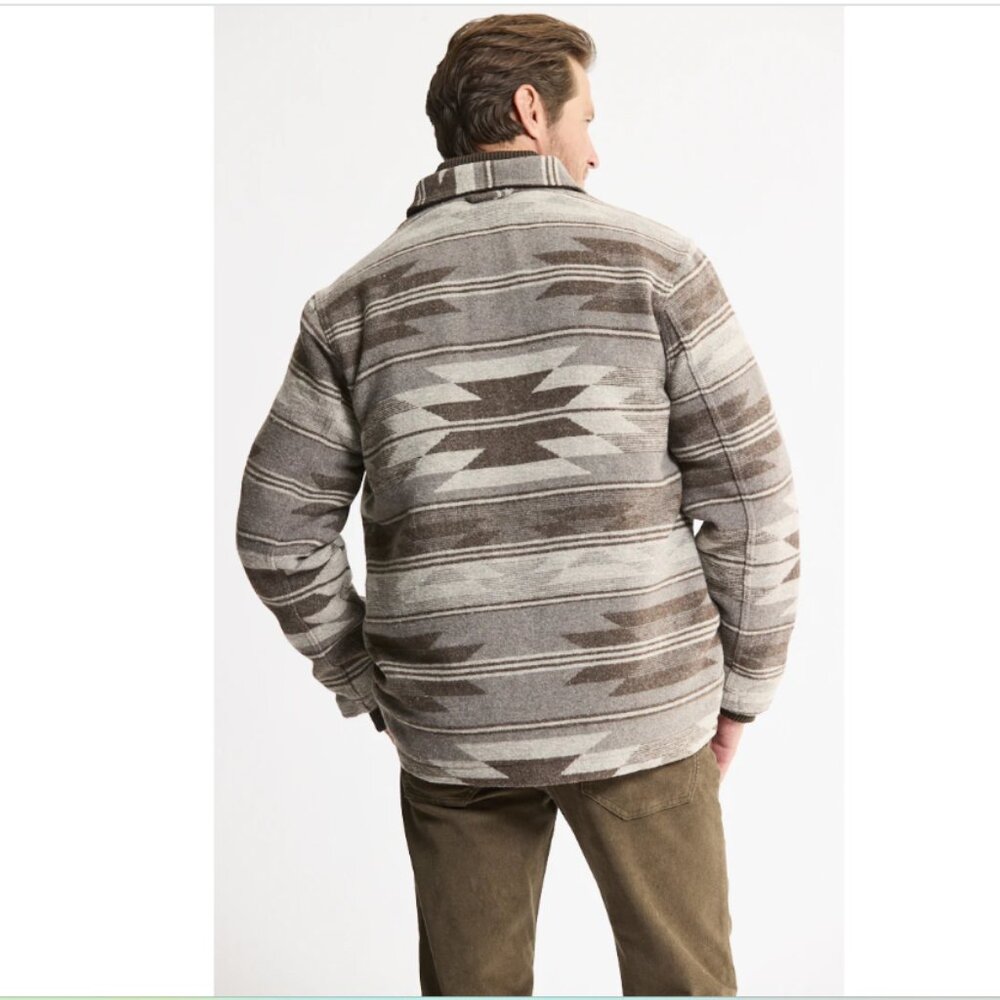 Jachs Men's Shirt Jacket Brown - Picture 2 of 11